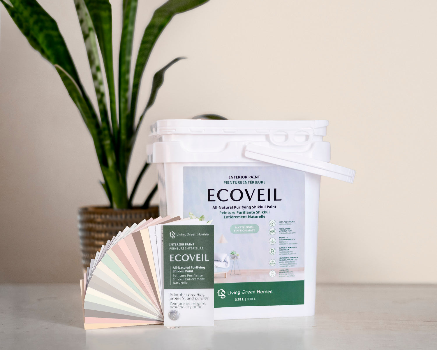 EcoVeil All-Natural Purifying Shikkui Paint