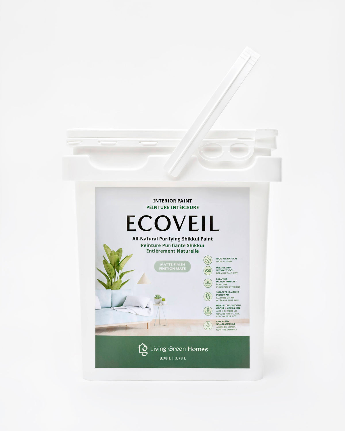EcoVeil All-Natural Purifying Shikkui Paint